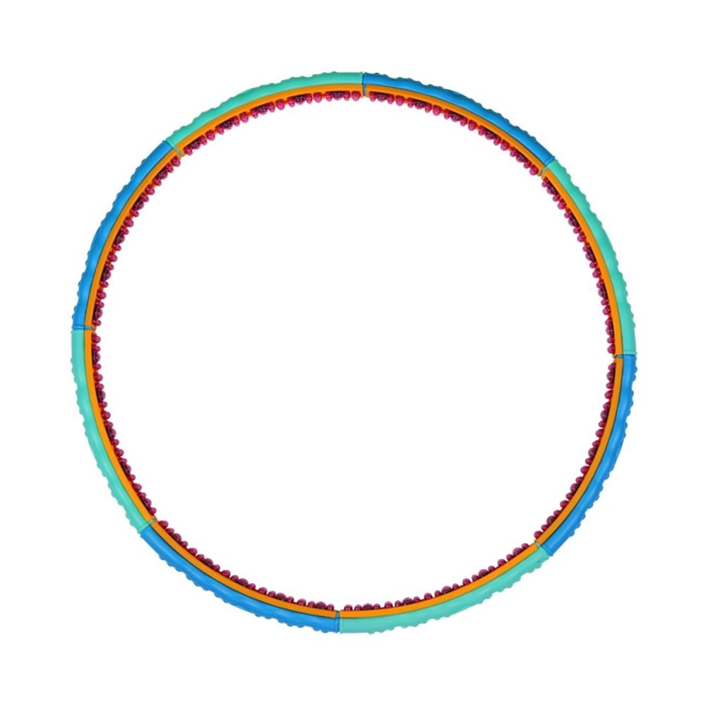 Star Sports S-Rose Magnetic Air Cushion Hula Hoop 2.1kg EA2001 Made in Korea 8-Section One-Touch Detachable Exercise Hoop for Intermediate Diet & Massage